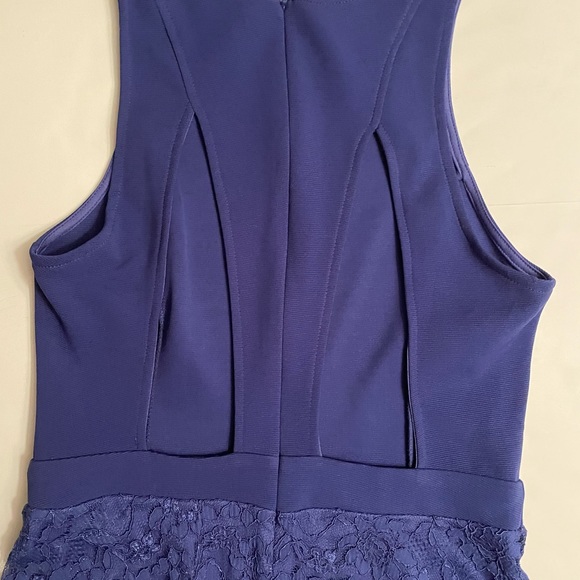 Lush royal blue gorgeous sleeveless dress, size M. Perfect for any occasion. - Picture 14 of 17